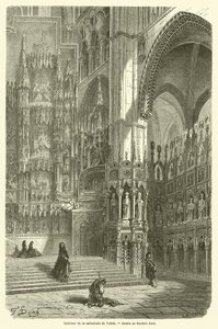 Intérieur de la cathédrale de Tolède - Gustave after Dore