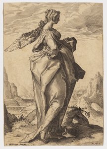 Débora - after Hendrik Goltzius