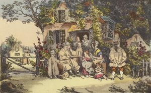 Habitation de cultivateurs - after Henri Bonaventure Monnier