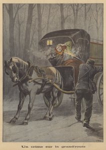 Un crime sur la route - after Henri Meyer