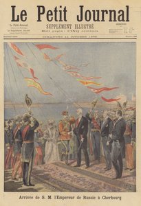 Arrivée du tsar Nicolas II de Russie à Cherbourg - after Henri Meyer