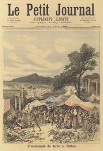 Tremblement de terre à Thèbes, Grèce - after Henri Meyer