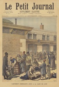 Campement des émigrants juifs vers l