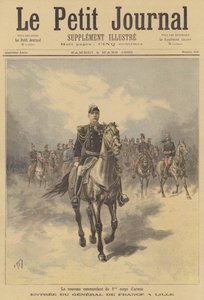 Le général de France, nouveau commandant du 1er corps de l