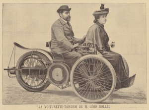 Voiturette tandem Léon Bollée - after Henri Meyer
