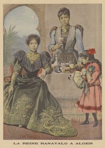Reine Ranavalona III de Madagascar en exil à Alger