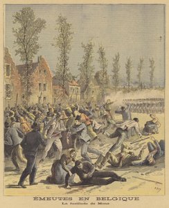 Émeutes en Belgique - after Henri Meyer