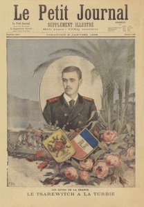 Visiteurs royaux en France : Le tsarévitch russe à La Turbie