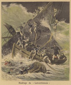 Le naufrage du Labourdonnais - after Henri Meyer