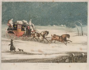 Le courrier de Brighton, 1836 - after Henry Thomas Alken