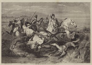 Chasse au sanglier en Afrique - after Horace Vernet