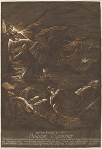 Christ au Mont des Oliviers - after Jacopo Bassano John Baptist Jackson