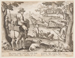 Chasse au Lapin - after Jan van der Straet, called Stradanus