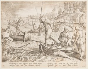 Pêche au thon - after Jan van der Straet, called Stradanus