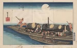 Deux bateaux, 1885 - after Japanese School
