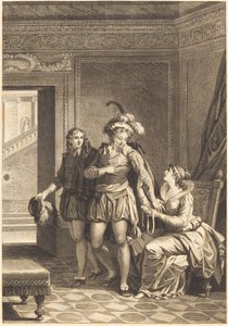 Joconde : Le départ - after Jean Jacques François Le Barbier I