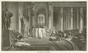 La mort de César - after Jean Leon Gerome