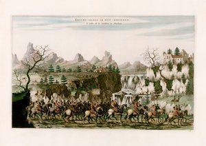 Cavalerie en marche - after Johannes Nieuhof