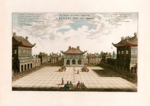 Palais impérial, Pékin, Chine - after Johannes Nieuhof