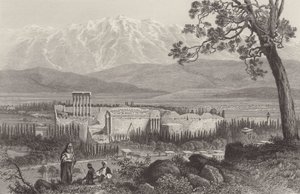 Chaîne du Liban et Baalbek - after John Douglas Woodward