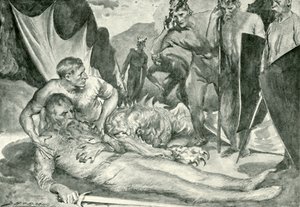 La mort de Beowulf