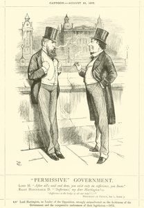 Gouvernement permissif - after John Tenniel