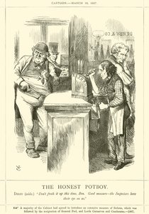 Le garçon honnête - after John Tenniel
