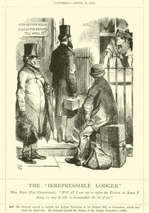 Le locataire irrépressible - after John Tenniel