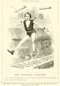 Le léotard politique - after John Tenniel