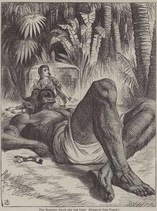 Le génie endormi et la dame