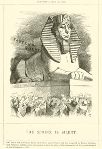 Le sphinx est silencieux - after John Tenniel