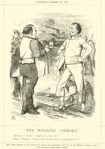 Le coup gagnant - after John Tenniel