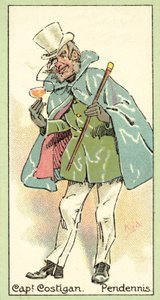 Capitaine Costigan, Pendennis - after Joseph Clayton Clarke