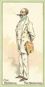 Colonel Newcome, The Newcomes (chromolitho) - after Joseph Clayton Clarke