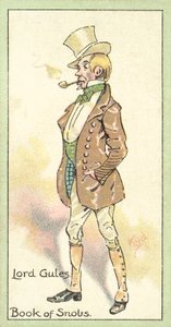 Lord Gules, Livre des Snobs - after Joseph Clayton Clarke