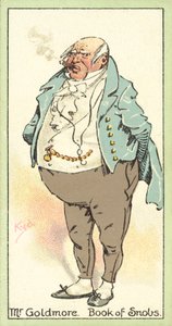 M. Goldmore, Livre des Snobs - after Joseph Clayton Clarke