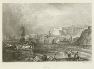 Malte - after Joseph Mallord William Turner