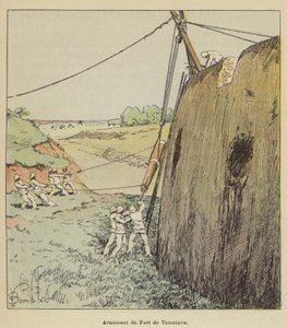 Armement du Fort de Tamatave - after Louis Charles Bombled