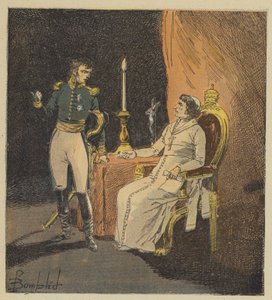 Arrestation du pape par le général Radet - after Louis Charles Bombled