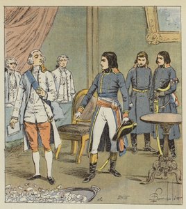 Bonaparte et le comte de Cobentzel - after Louis Charles Bombled