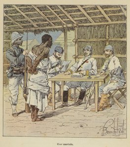 Cour martiale - after Louis Charles Bombled