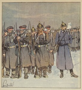 Dénuement de certaines troupes prussiennes - after Louis Charles Bombled