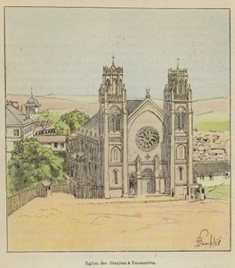 Église des Jésuites à Tananarive - after Louis Charles Bombled