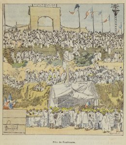 Fête du Fandroana - after Louis Charles Bombled