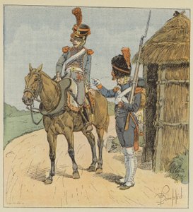 Garde impériale, Artillerie à pied et train d