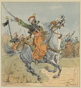 Garde impériale, Mameluck, Escadron attaché au régiment de chasseurs à cheval - after Louis Charles Bombled
