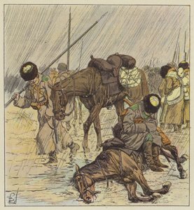 La pluie - after Louis Charles Bombled