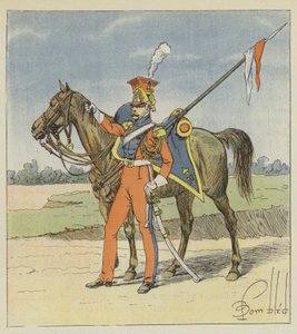 Lancier hollandais, Lancier rouge du 2e régiment de chevau-légers lanciers de la Garde impériale