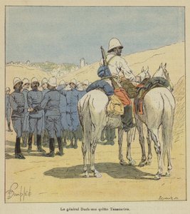 Le général Duchesne quitte Tananarive - after Louis Charles Bombled