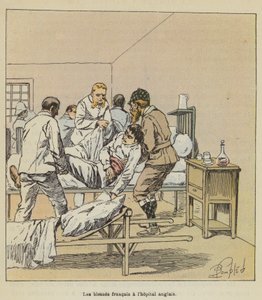 Les blessés français à l